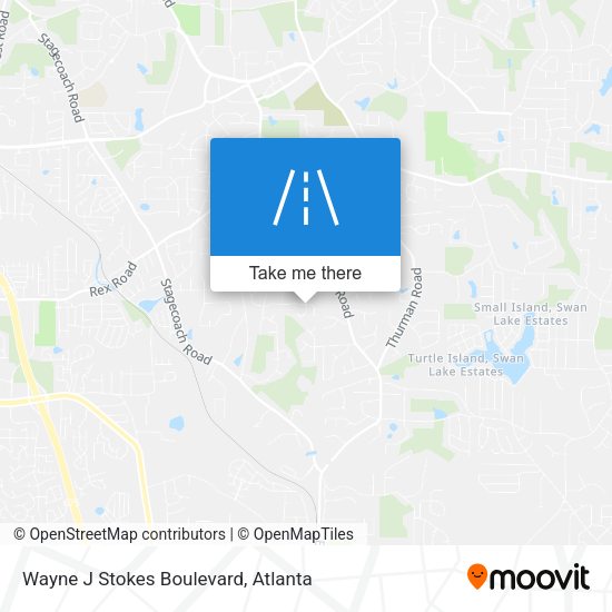 Wayne J Stokes Boulevard map