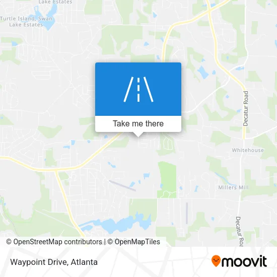 Waypoint Drive map