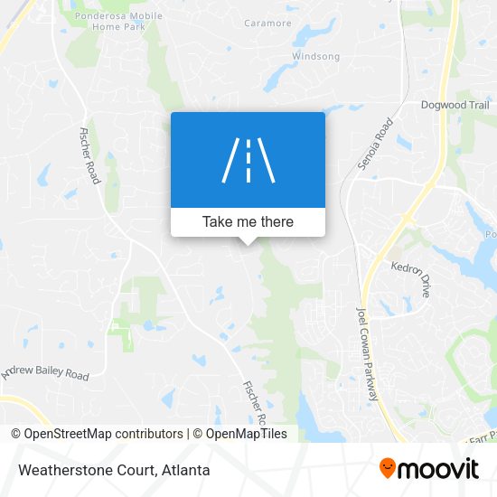 Mapa de Weatherstone Court