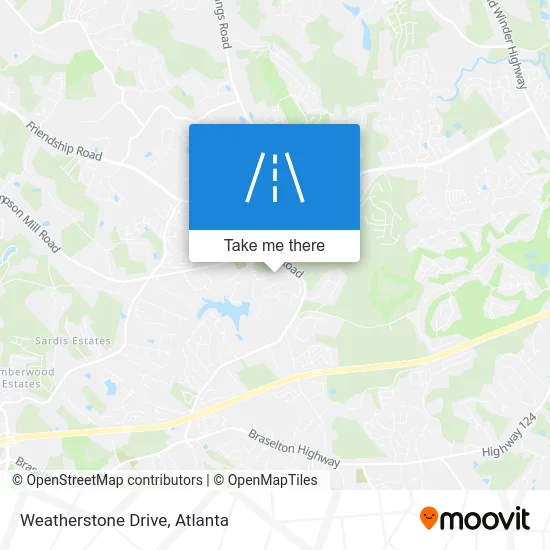 Weatherstone Drive map