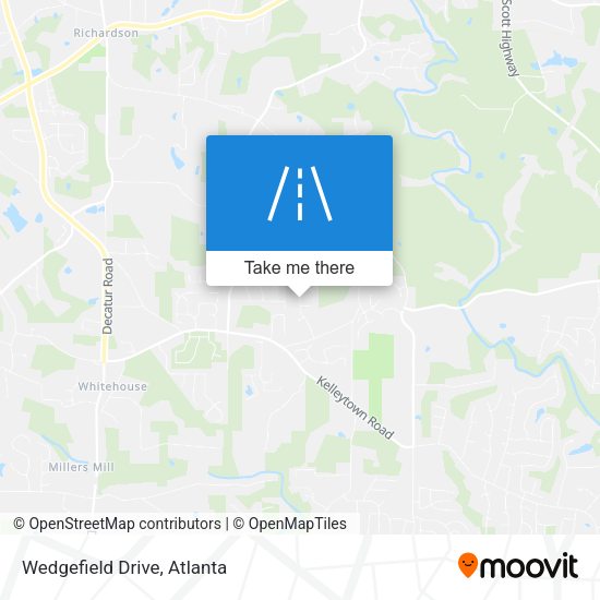 Mapa de Wedgefield Drive