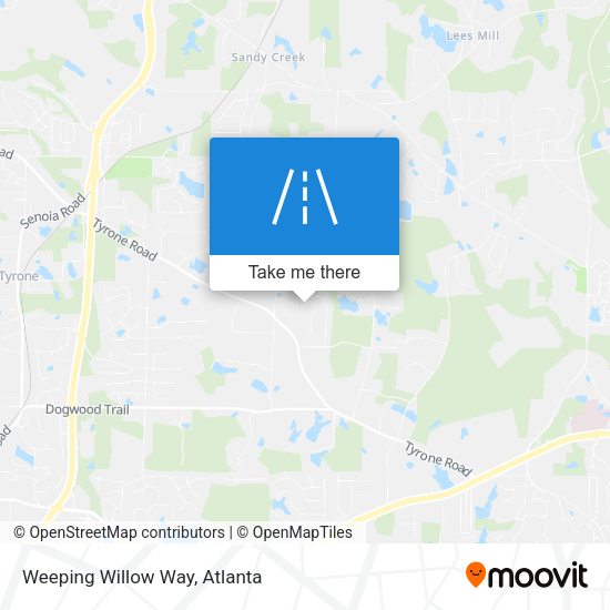 Mapa de Weeping Willow Way