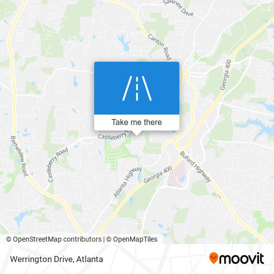 Werrington Drive map