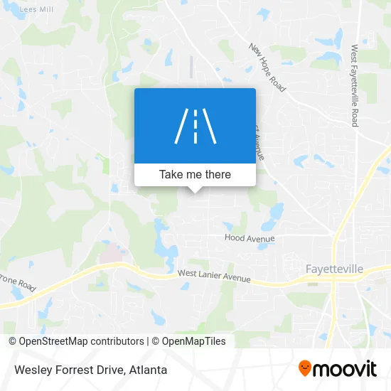 Wesley Forrest Drive map