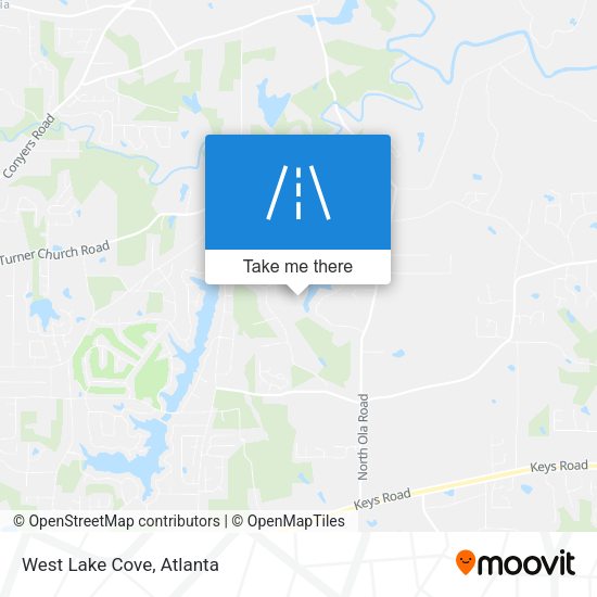 Mapa de West Lake Cove