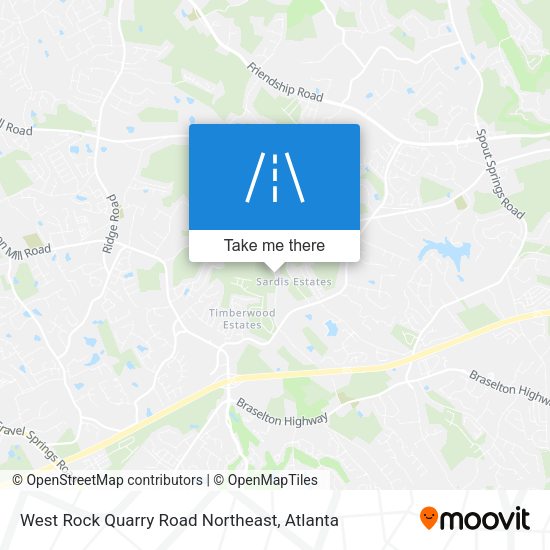 West Rock Quarry Road Northeast map