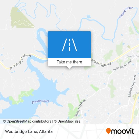Mapa de Westbridge Lane