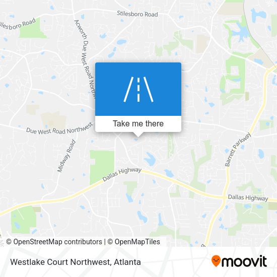 Westlake Court Northwest map