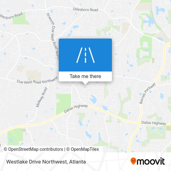 Mapa de Westlake Drive Northwest