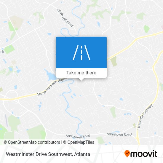 Mapa de Westminster Drive Southwest