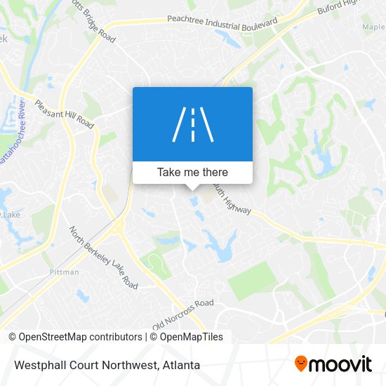 Mapa de Westphall Court Northwest