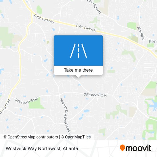 Mapa de Westwick Way Northwest