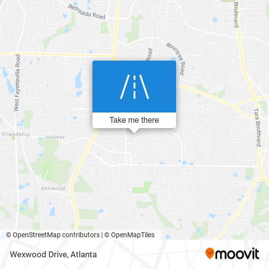 Wexwood Drive map