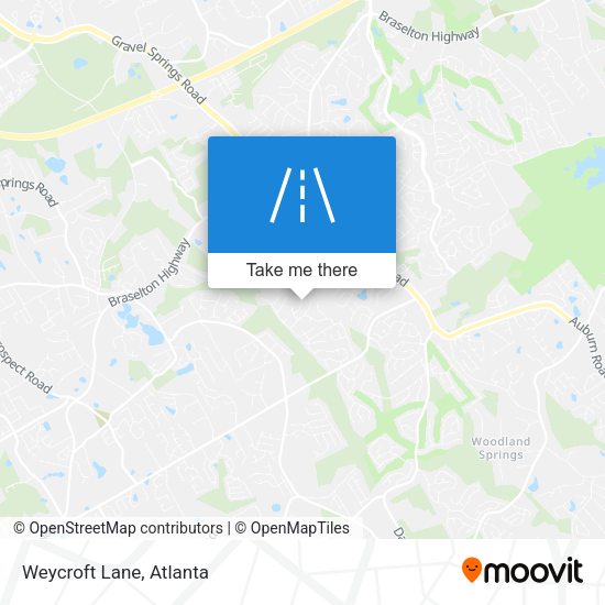 Mapa de Weycroft Lane