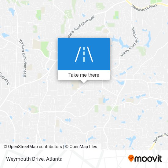 Mapa de Weymouth Drive