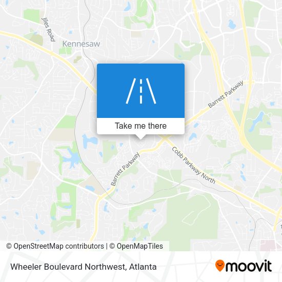 Mapa de Wheeler Boulevard Northwest