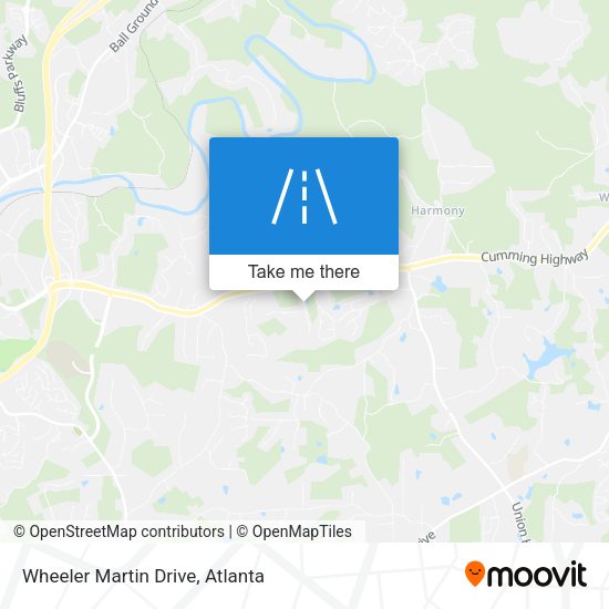 Mapa de Wheeler Martin Drive