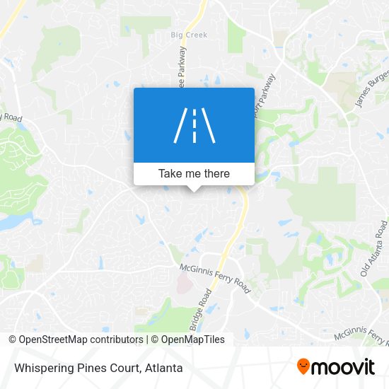 Whispering Pines Court map