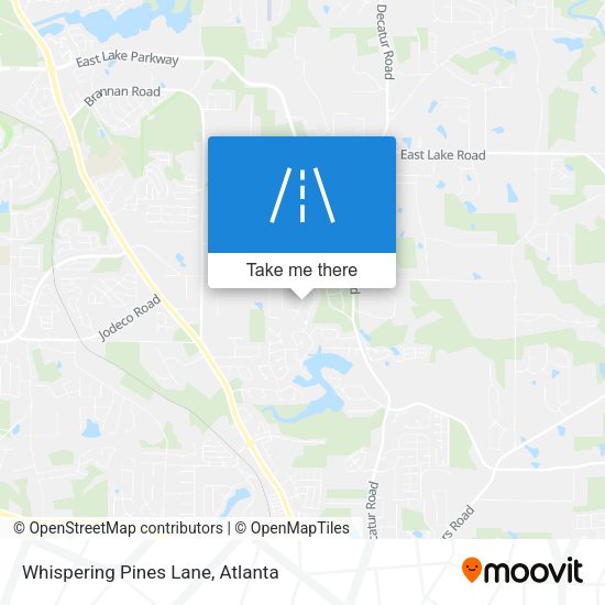 Mapa de Whispering Pines Lane