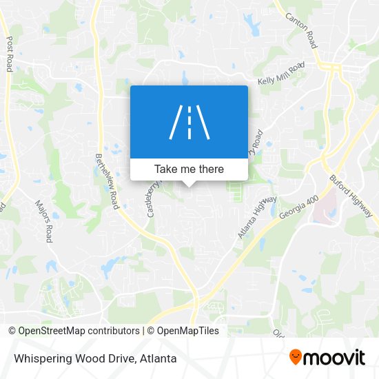 Whispering Wood Drive map