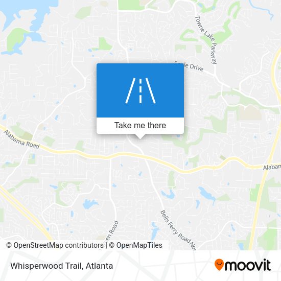 Mapa de Whisperwood Trail