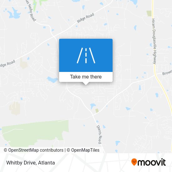 Mapa de Whitby Drive