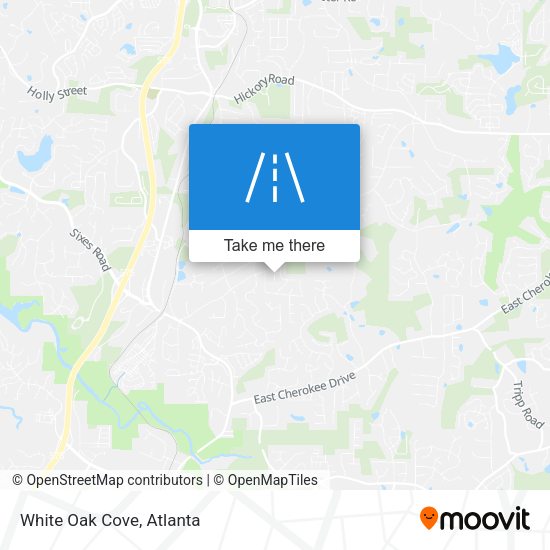 Mapa de White Oak Cove