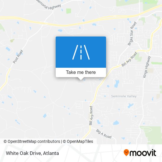 Mapa de White Oak Drive