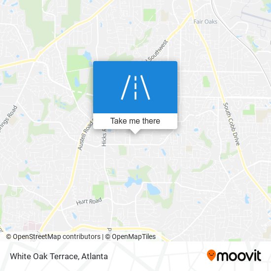 White Oak Terrace map