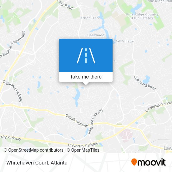 Mapa de Whitehaven Court