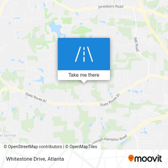 Mapa de Whitestone Drive