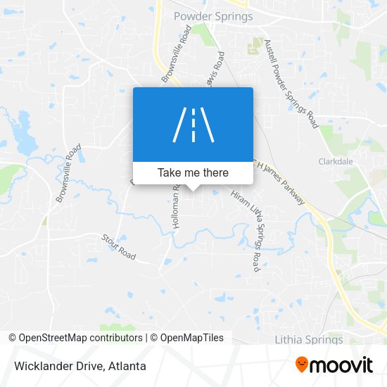 Mapa de Wicklander Drive