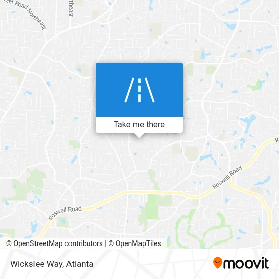 Wickslee Way map