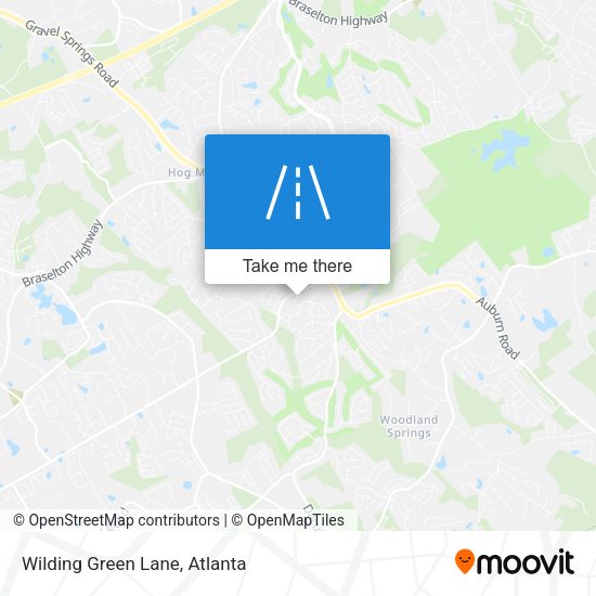 Mapa de Wilding Green Lane