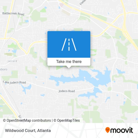 Mapa de Wildwood Court