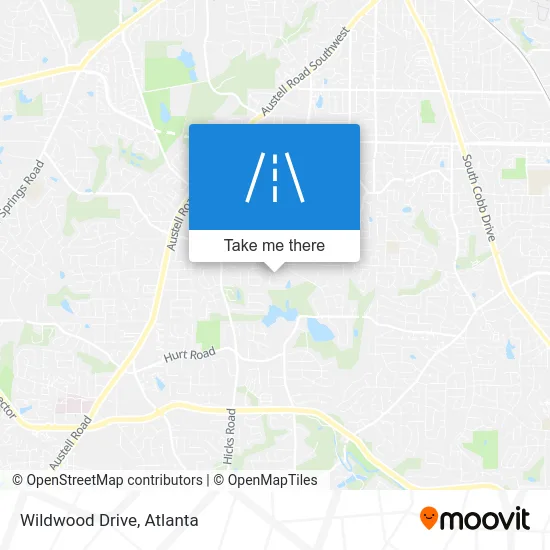 Wildwood Drive map