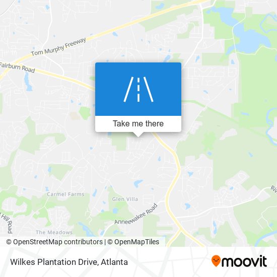 Wilkes Plantation Drive map