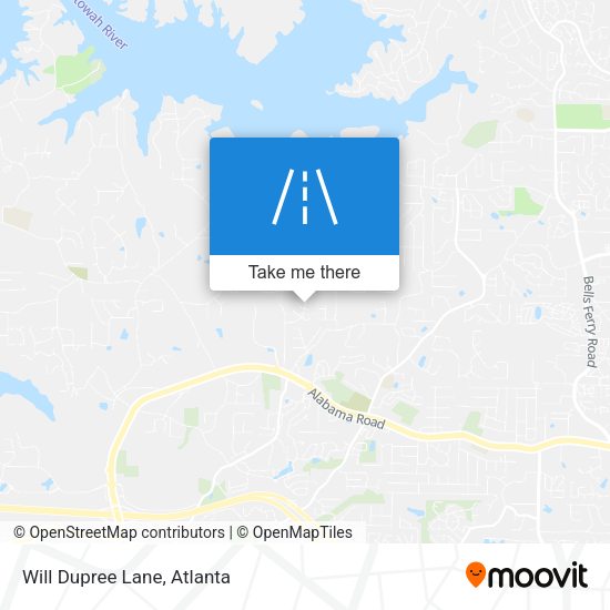 Will Dupree Lane map