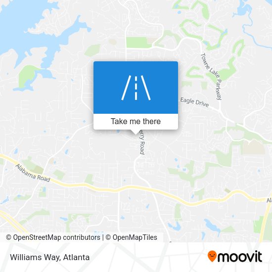 Mapa de Williams Way