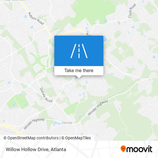 Willow Hollow Drive map