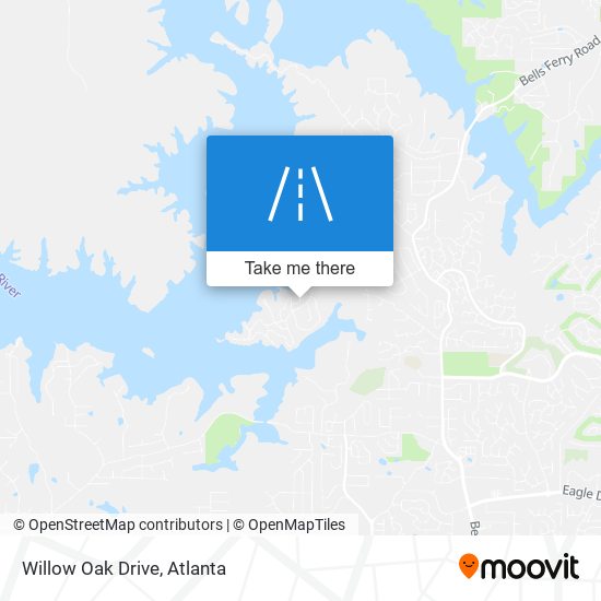 Willow Oak Drive map