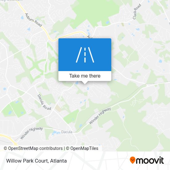 Mapa de Willow Park Court