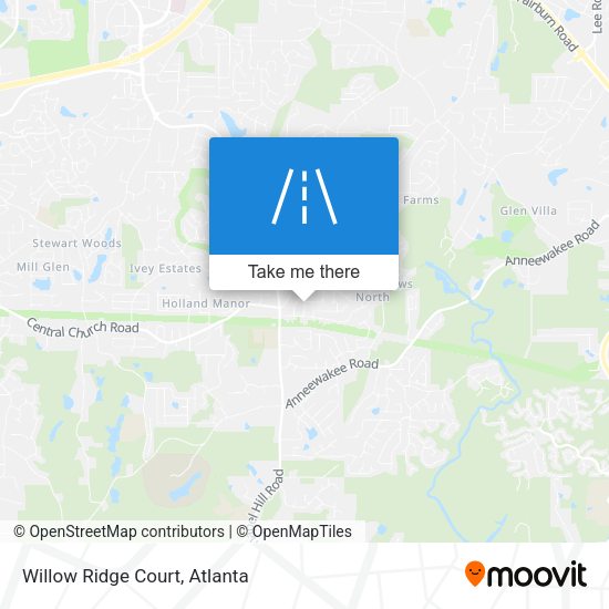Mapa de Willow Ridge Court