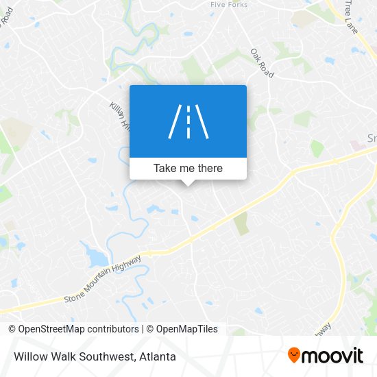 Mapa de Willow Walk Southwest