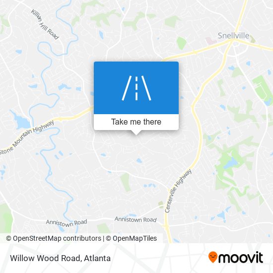 Willow Wood Road map