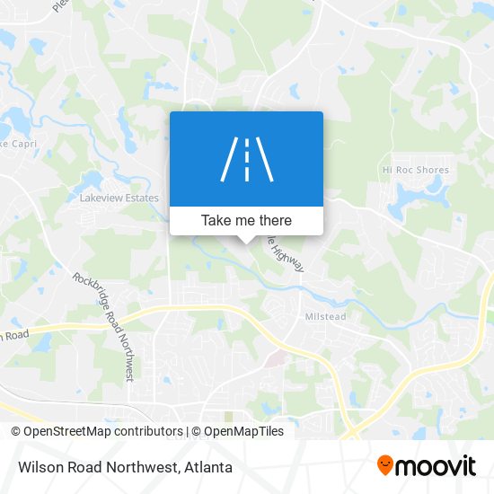 Mapa de Wilson Road Northwest