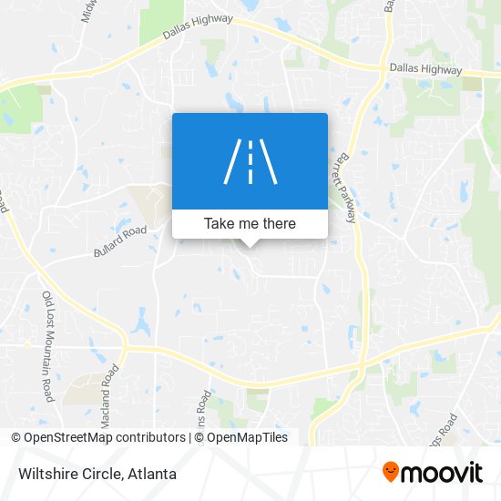 Mapa de Wiltshire Circle