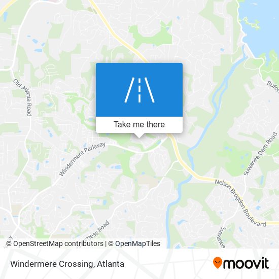 Windermere Crossing map