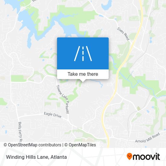 Mapa de Winding Hills Lane