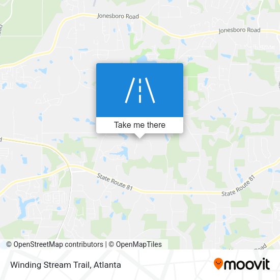 Mapa de Winding Stream Trail